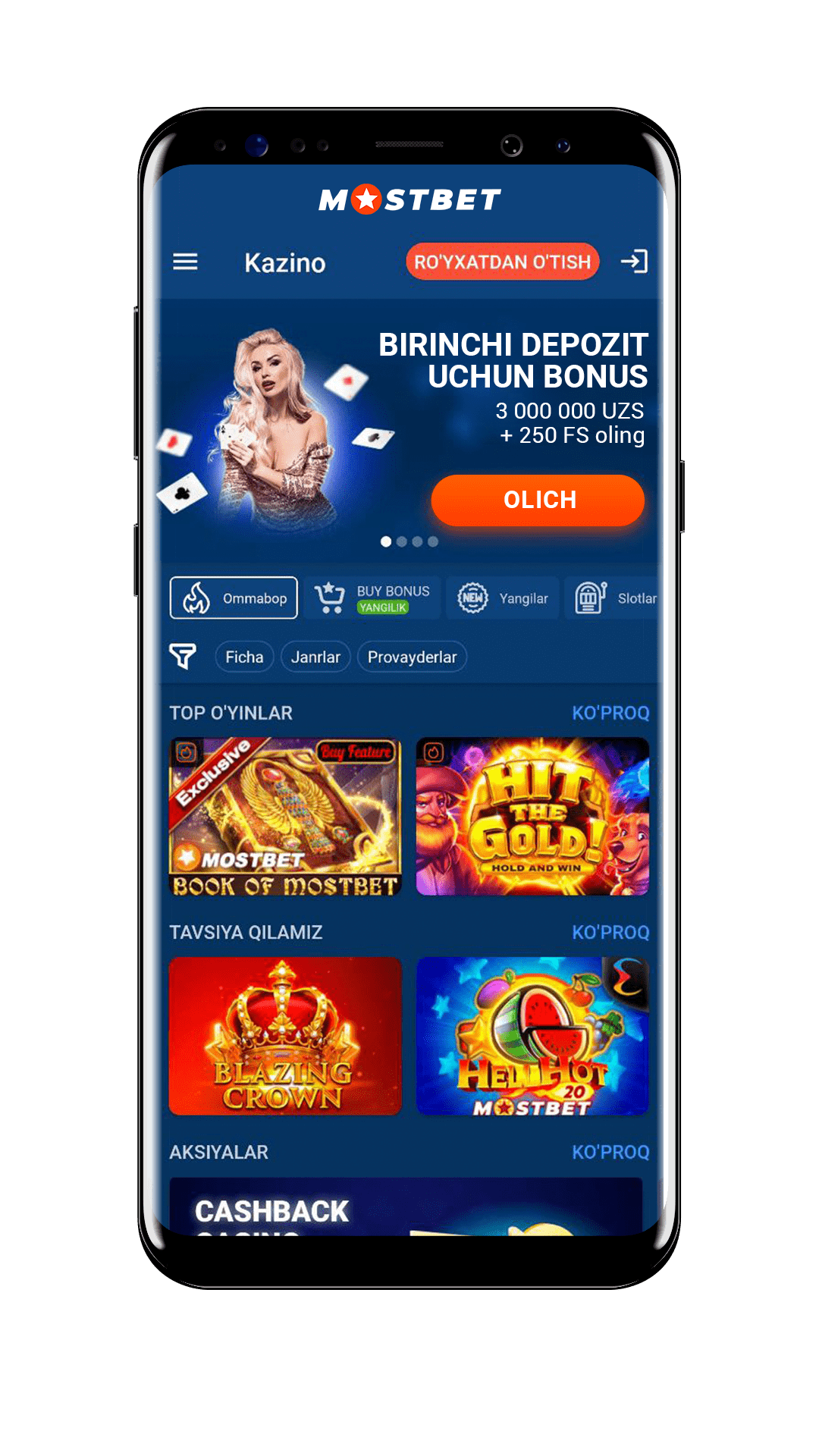 Android Mostbet App